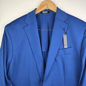 Murano Performance Slim Fit Men's Sz L Sport Coat Blazer In Blue
